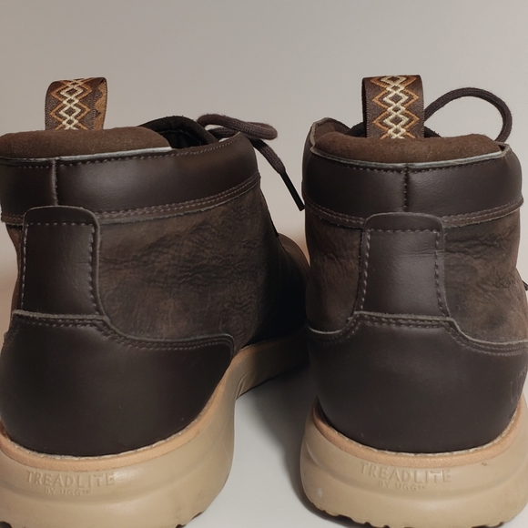 Mens UGG Union Chukka Boots Stout Dark Brown Size 12 - Picture 5 of 9